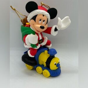 Vintage Disney’s Mickey Mouse on a Train Ornament